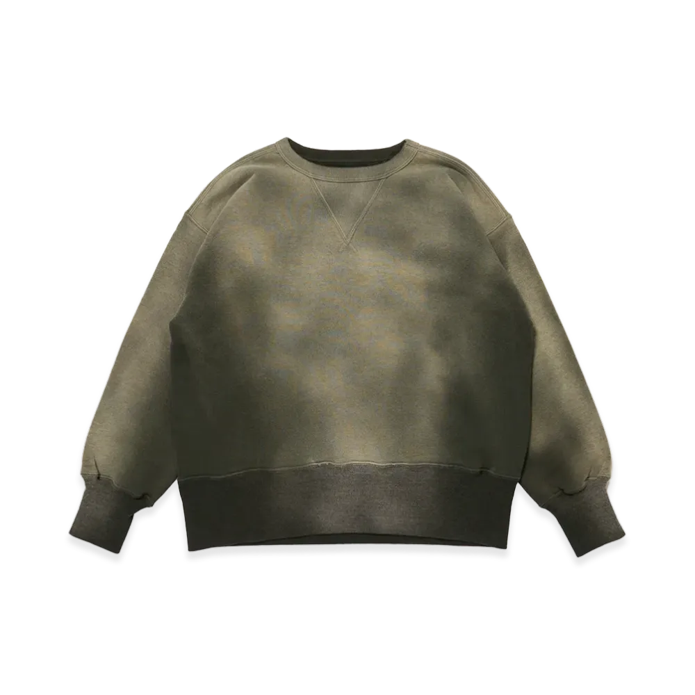 T.T Taiga Takahashi LOT.603 Sweat Shirt "Bleached Deep Green"