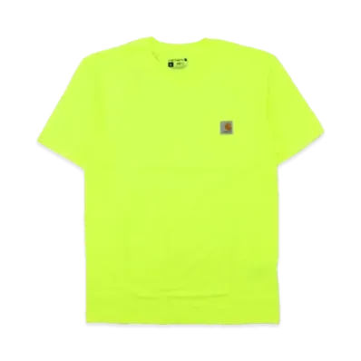 Carhartt Relaxed Fit Heavyweight Short-Sleeve Pocket T-Shirt "Bright Lime"