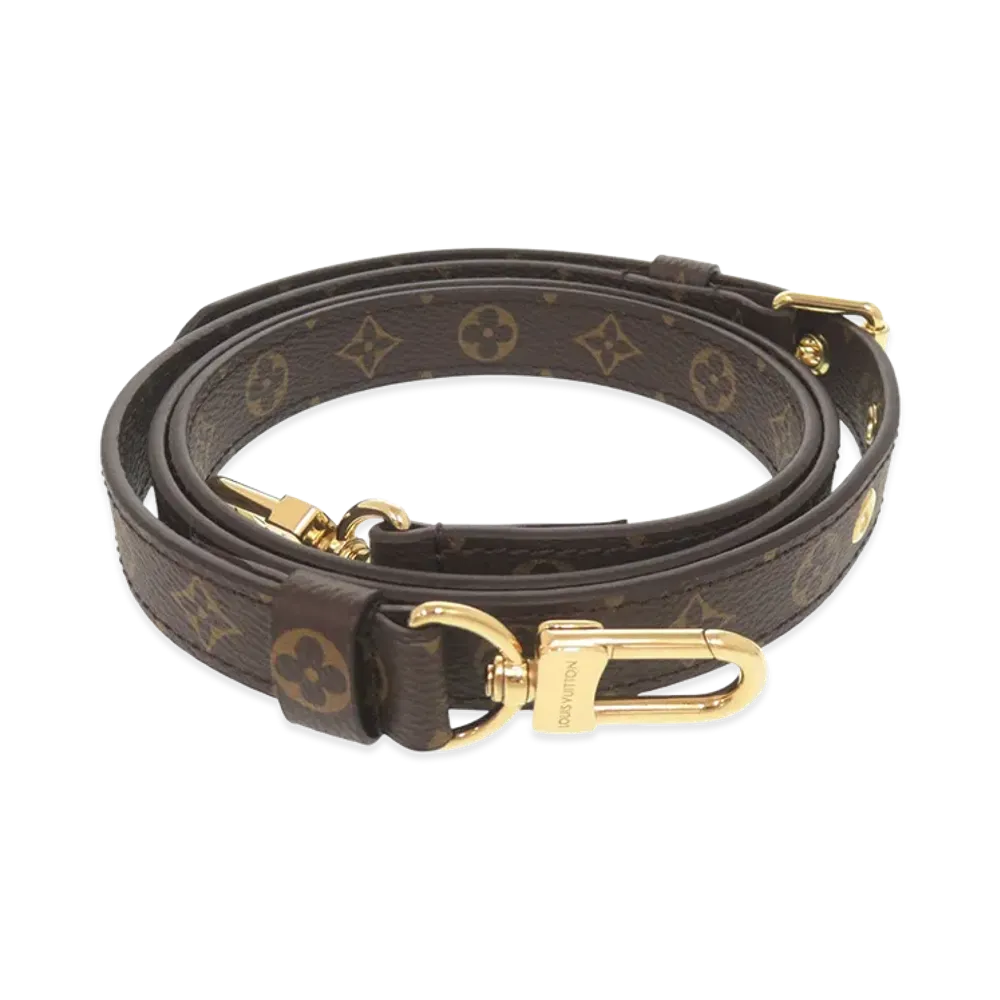Louis Vuitton Monogram Shoulder Strap "Brown"
