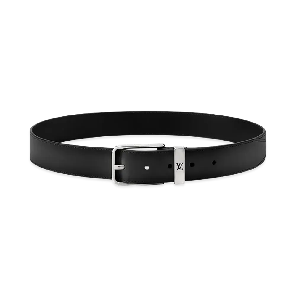 Louis Vuitton Belt Pont Neuf Patina 35mm "Noir"