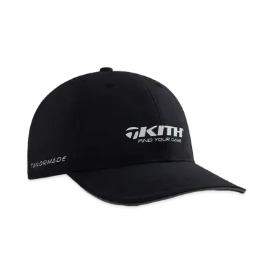 Kith x TaylorMade Reflective Nylon Cap "Black"