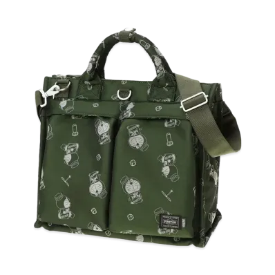 PORTER x Doraemon 2Way Tote Bag "Olive"