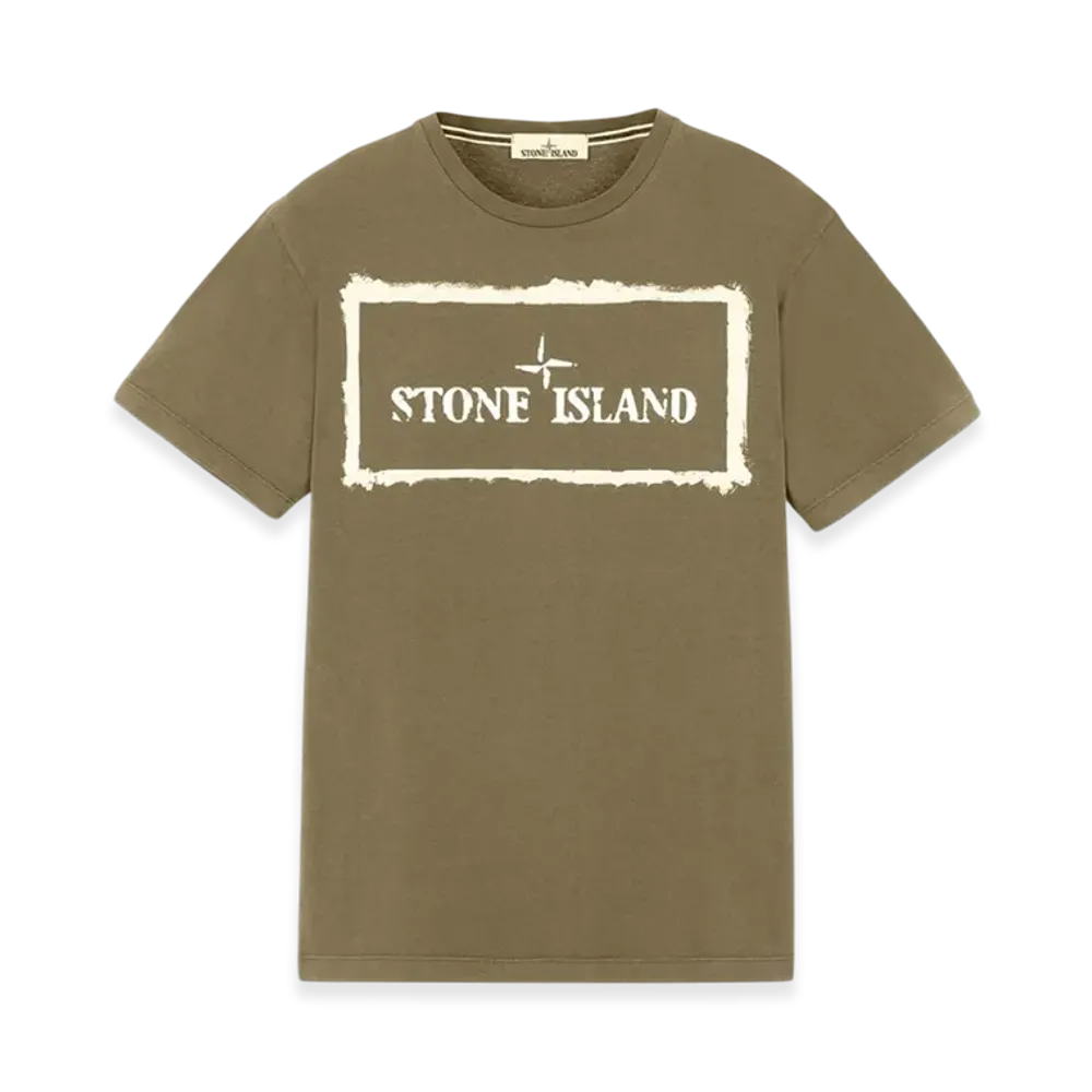Stone Island 2NS80 Stencil One T-Shirt - 21SS "Olive Green"