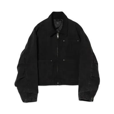 BEAMS Faded Duck Short Blouson "Black"