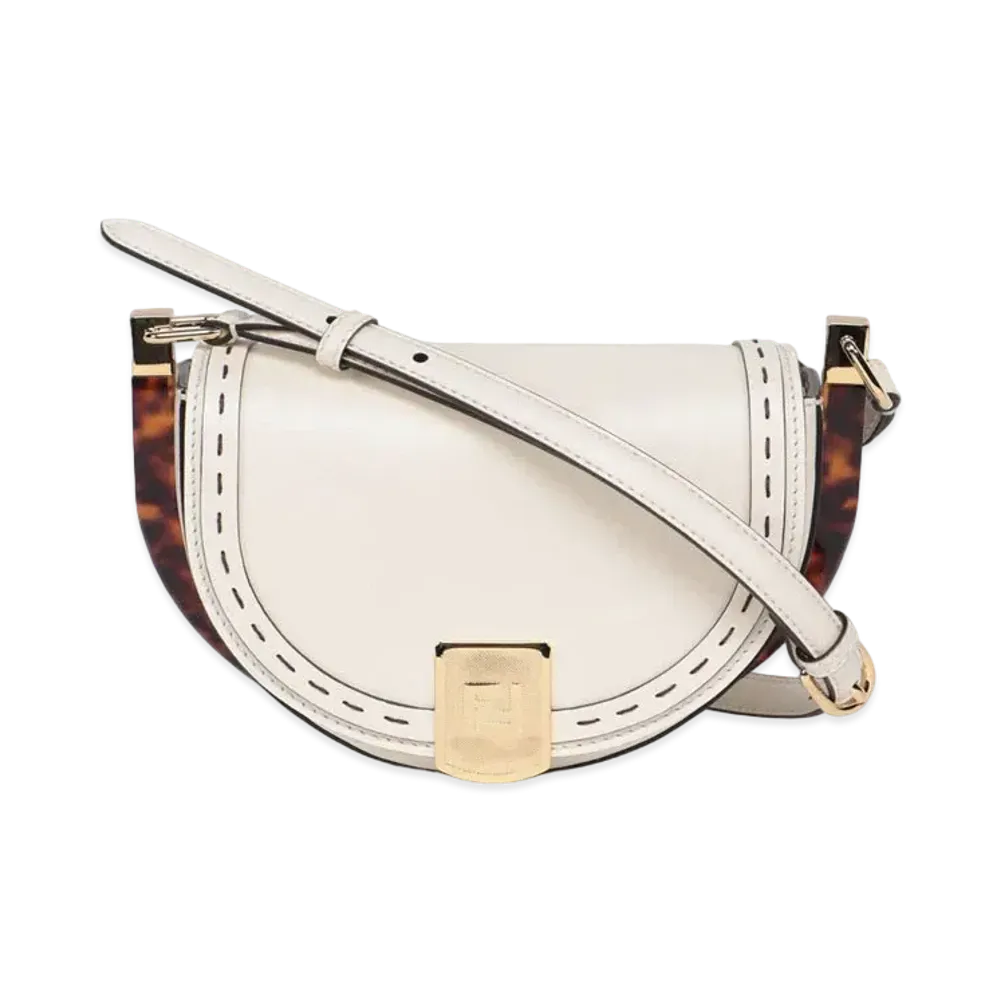 FENDI Moonlight Leather Bag "White"