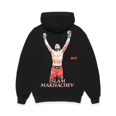 WACKO MARIA x UFC Heavy Weight Zip Hooded Sweat Shirt "Black"