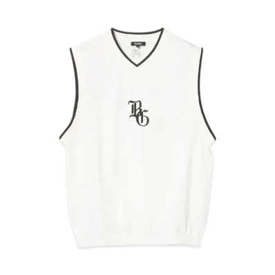BEAMS x MALBON GOLF Exclusive Egc Nylon Pullover Vest "White"