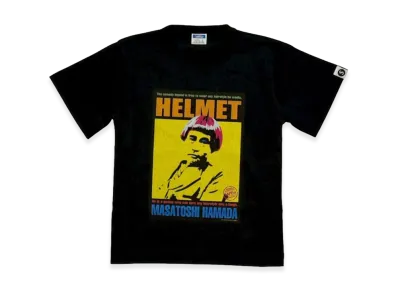 SAPEur x MASATOSHI HAMADA Kids Helmet 2 S/S T-Shirt "Black"