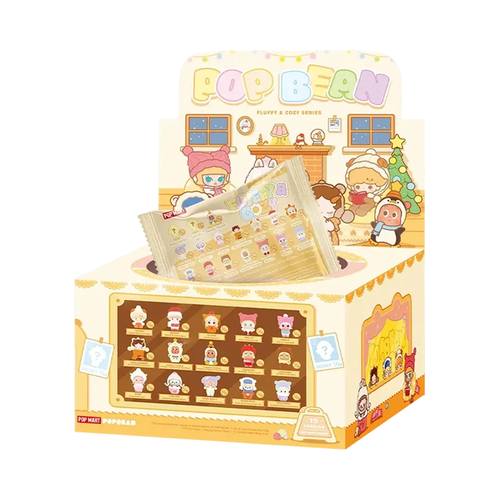 POP MART POP BEAN Fluffy & Cozy Series Blind Bag (1 PC Per Pack) [Assortment Box]