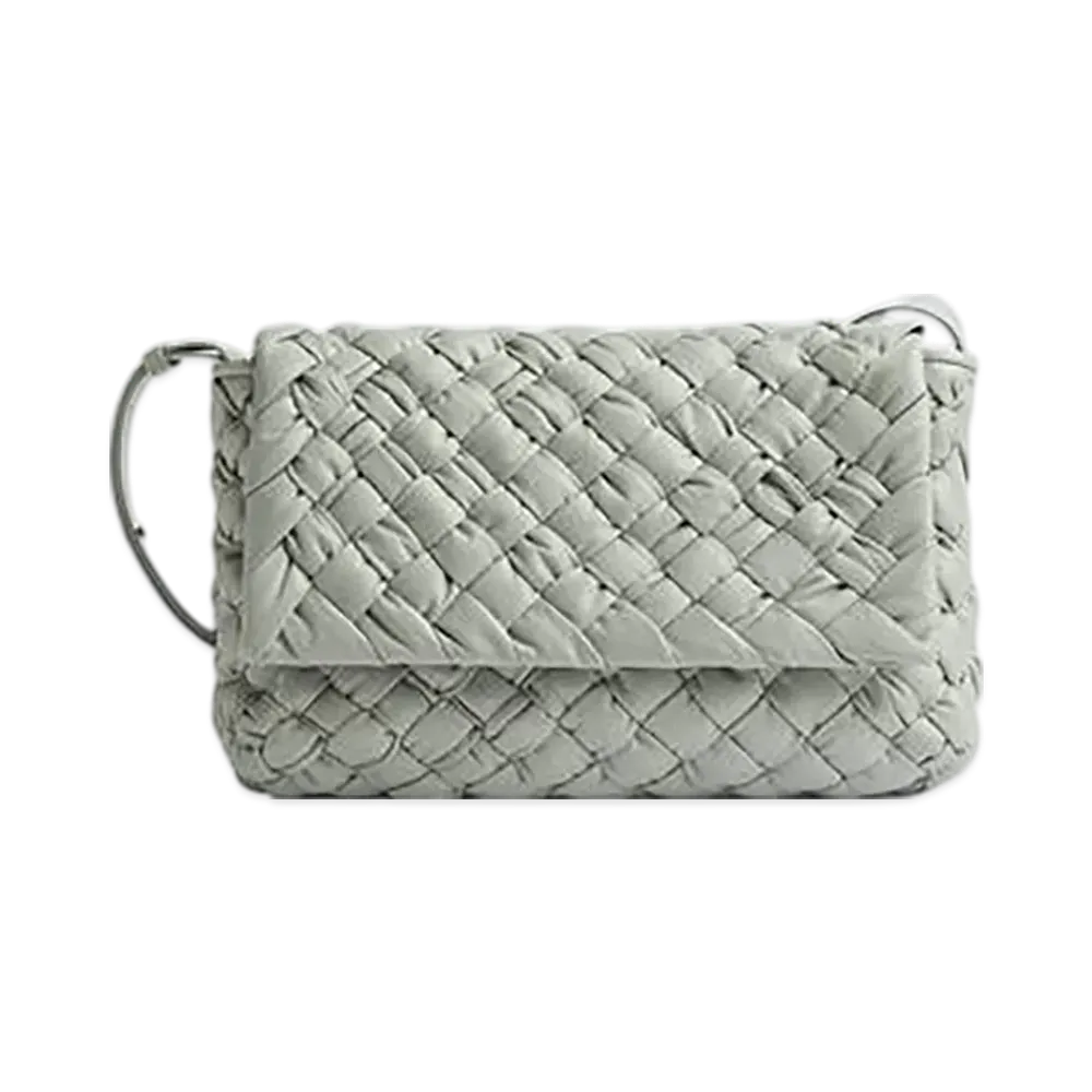 Bottega Veneta Rumple Messenger "Agate Grey"