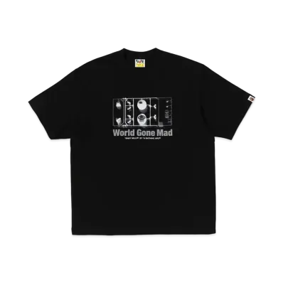 A BATHING APE Baby Milo Figure Relaxed Fit Tee "Black"