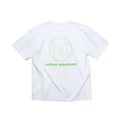 uniform experiment Code Logo Tee "White"