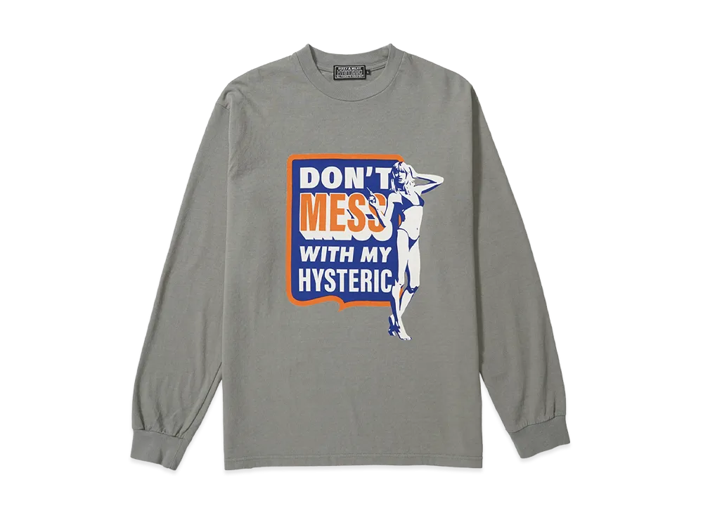 HYSTERIC GLAMOUR Don't Mess Tee "Khaki"