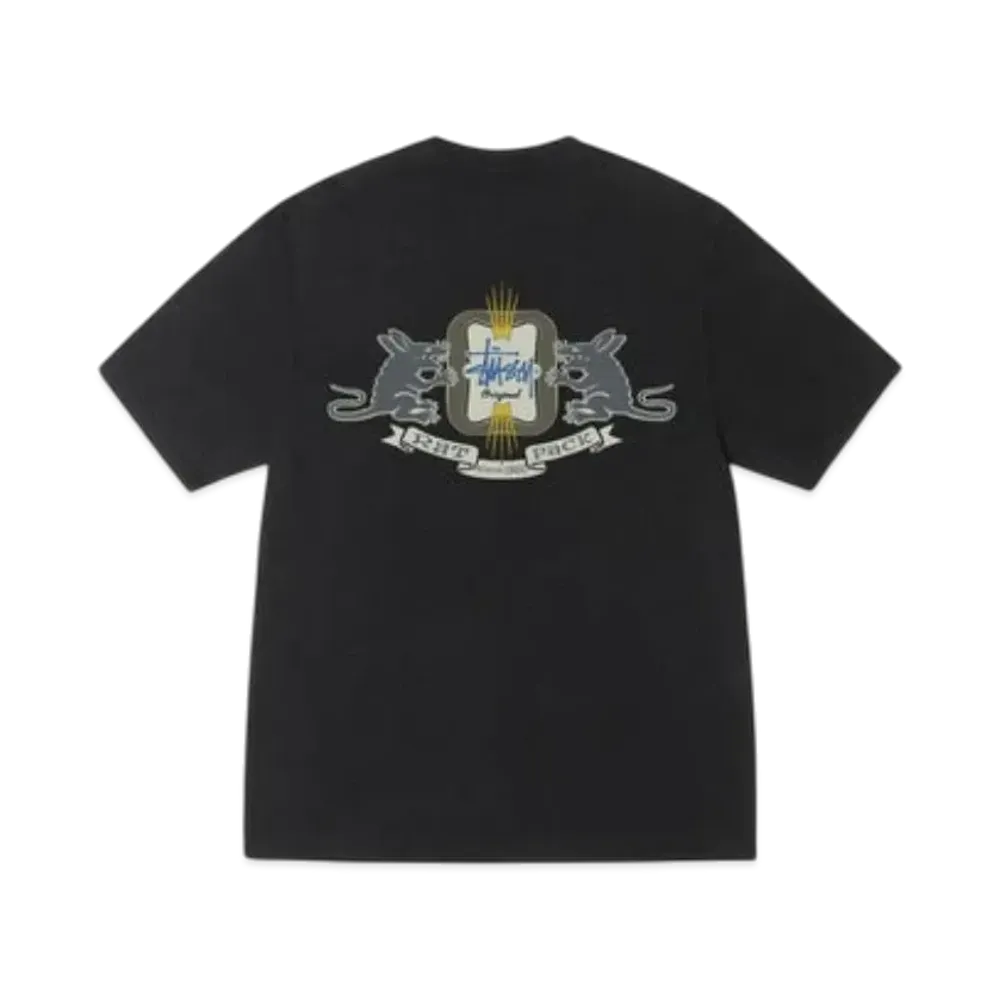 Stussy Homebrew Tee Pigment Dyed "Black"
