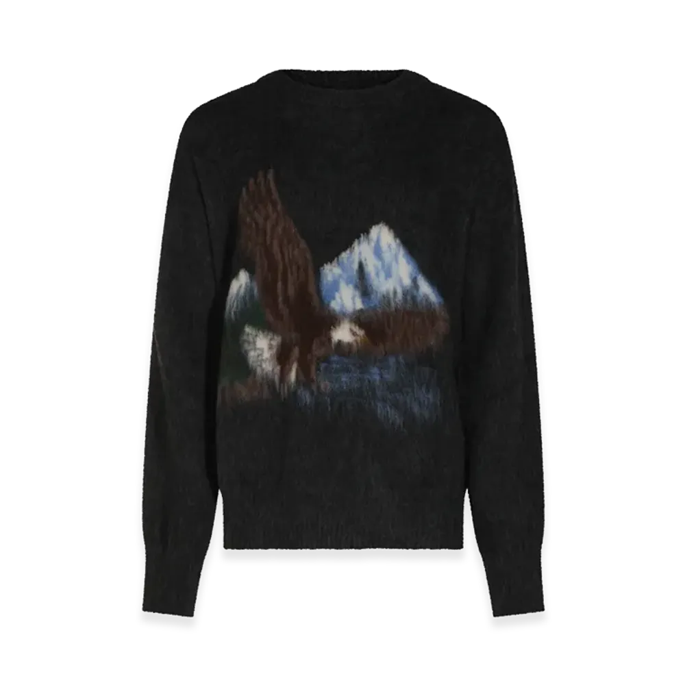 Maison Margiela Wool Blend Oversize Sweater "Gray/Graphite"