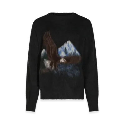 Maison Margiela Wool Blend Oversize Sweater "Gray/Graphite"
