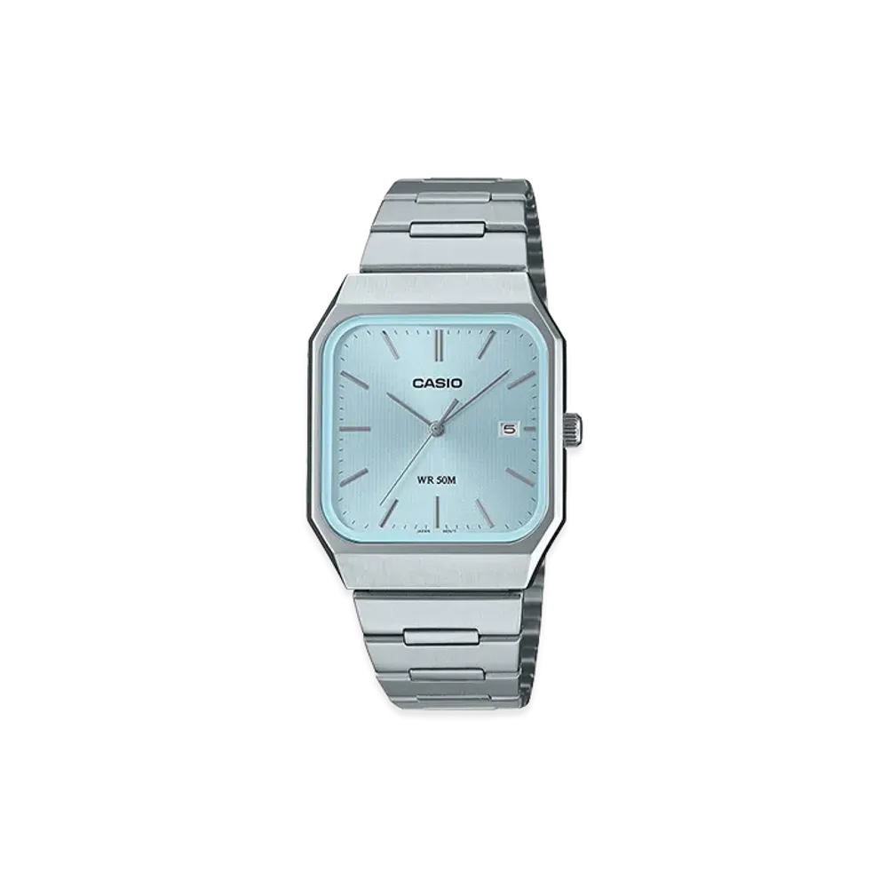 Casio MTP-B185D-2A2VDF "Silver/Ice Blue"