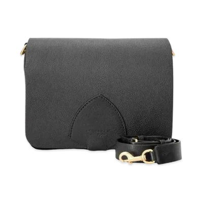 Burberry Satchel Leather Shoulder Bag "Black"