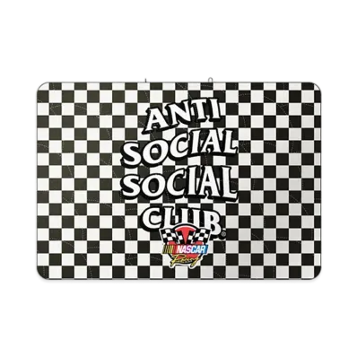 ANTI SOCIAL SOCIAL CLUB x NASCAR Motorsport Quilted Camping Blanket "Black/White"