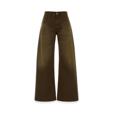MM6 Maison Margiela Women's Denim Jeans "Green/Khaki"