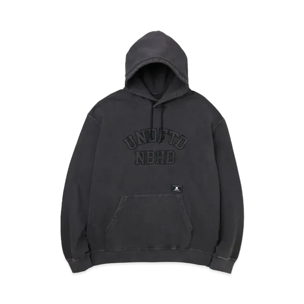 NEIGHBORHOOD UNDEFEATED NHUF / C-HOODED . LS "Black"