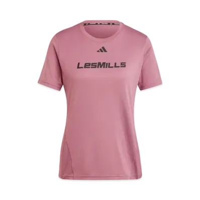 adidas Les Mills Graphic Short Sleeve T-shirt "Preloved Crimson"