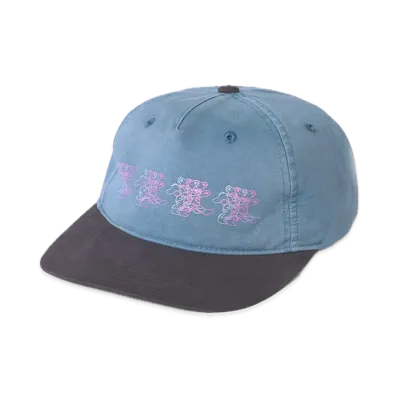 thisisneverthat x Grateful Dead Overlap Lightning Bears Cap "Blue/Charcoal"
