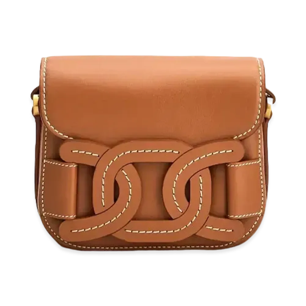TOD'S Crossbody Bag In Leather Mini "Brown"