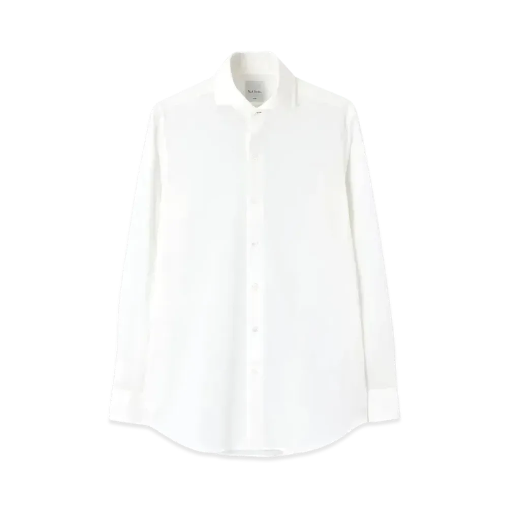 Paul Smith Cotton Jersey Dress Shirt "White"