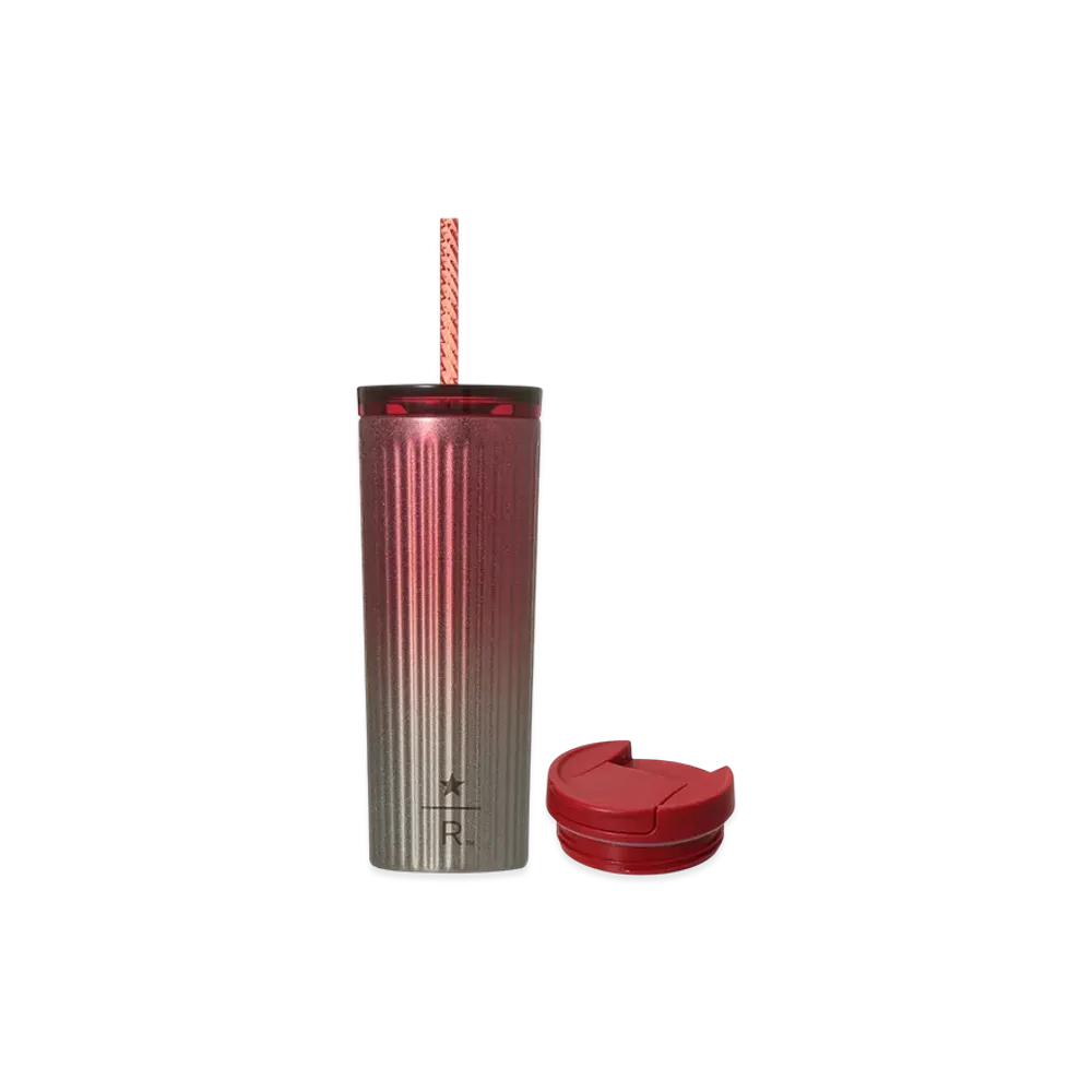 STARBUCKS Reserve Stainless Cold Cup Tumbler 473ml (with Lid) "Red"