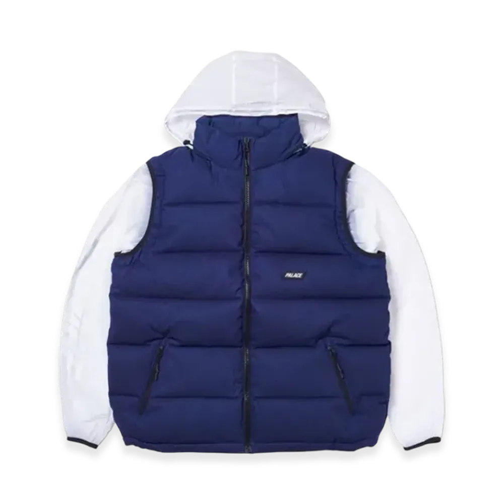 PALACE Reacto Puff Zip Off Jacket "Blue"