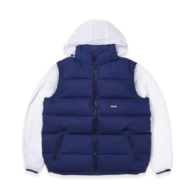 PALACE Reacto Puff Zip Off Jacket "Blue"