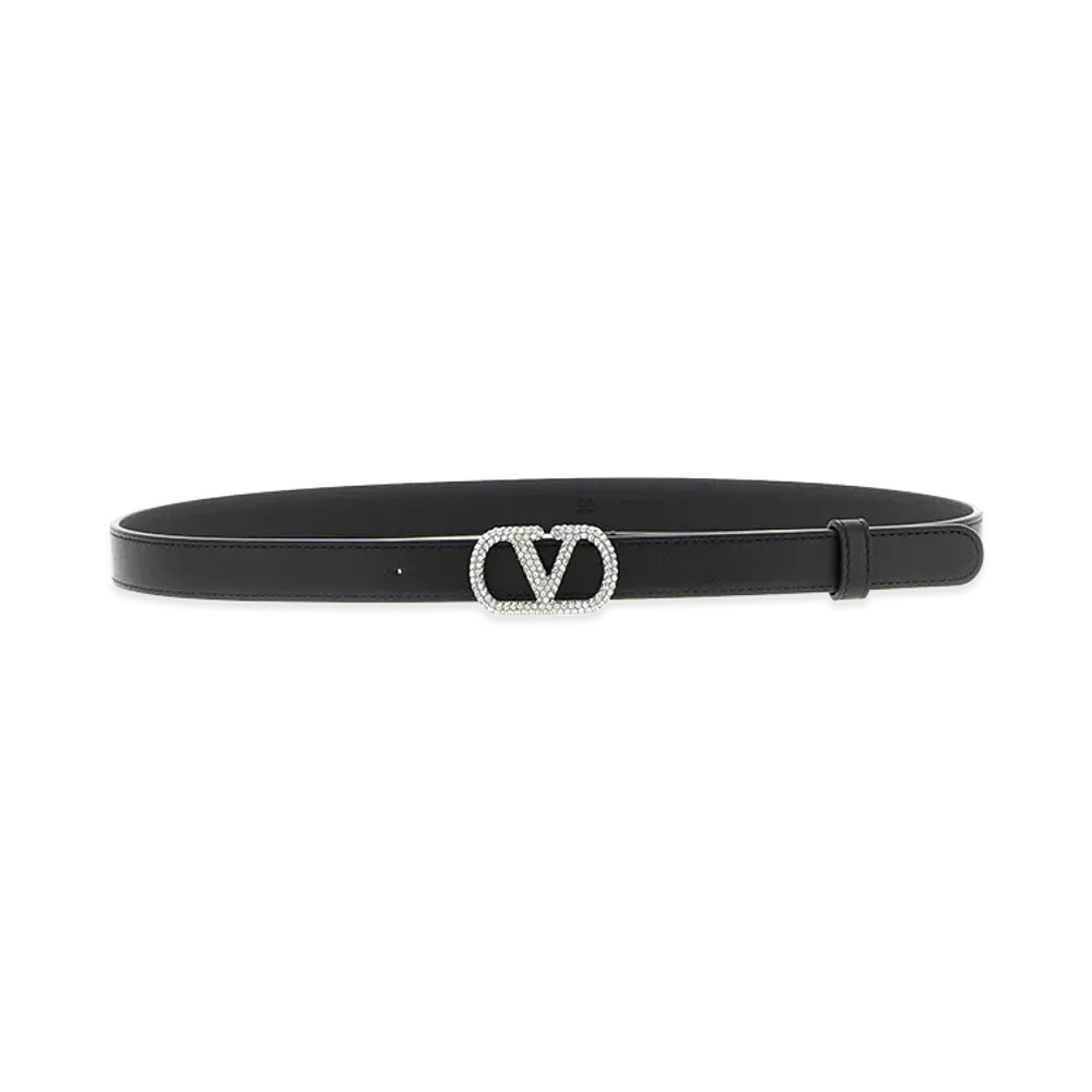Valentino Garavani Women's Vlogo Signature Belt "Black"