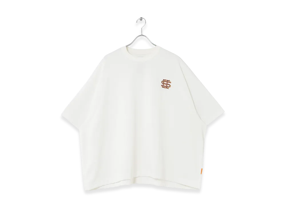 SEE SEE Super Big Color Logo Tee "White"
