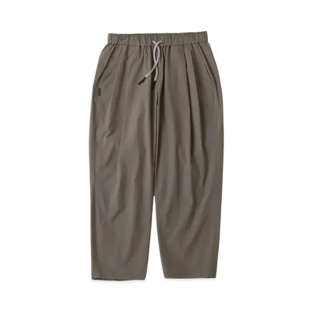 S.F.C Wide Two Tuck Pants (Nylon) "Greige"
