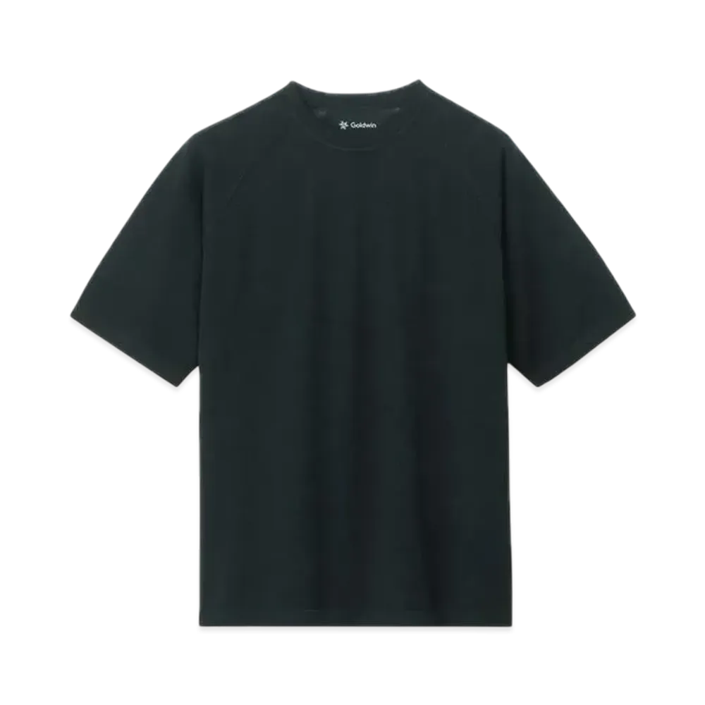 Goldwin Whole Garment Wool Blend Knit T-shirt (Unisex) "Black"