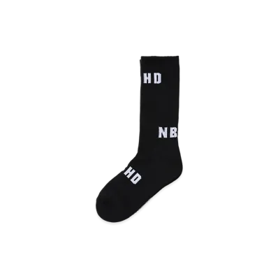NEIGHBORHOOD Scatter Logo Socks "Black"