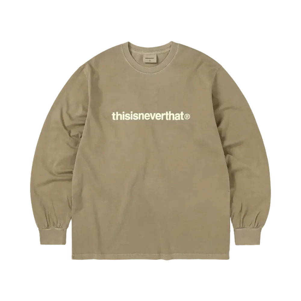 thisisneverthat T-Logo L/S Tee "Coffee"