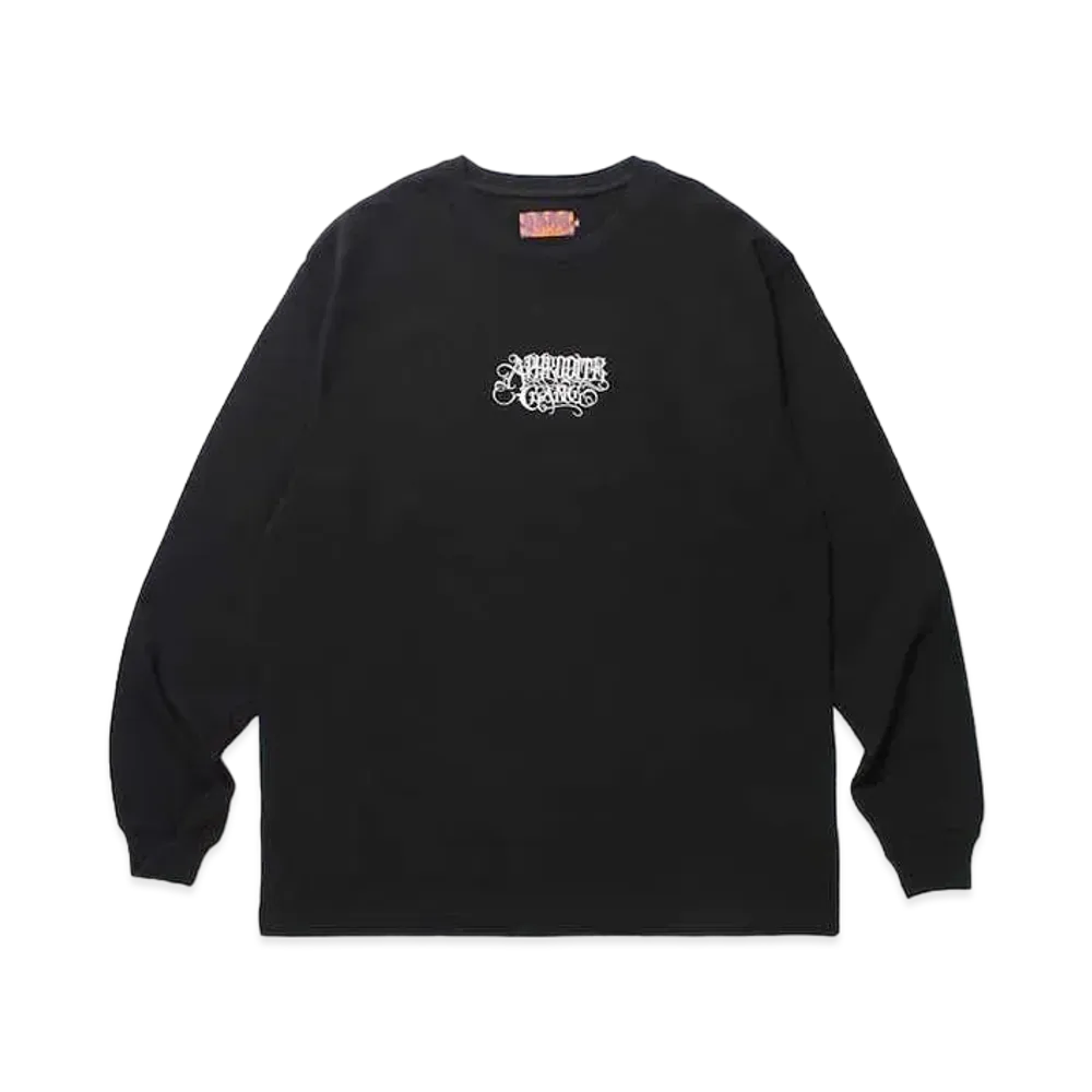 APHRODITEGANG Classic Logo L/S Tee Black "Black-Silver"