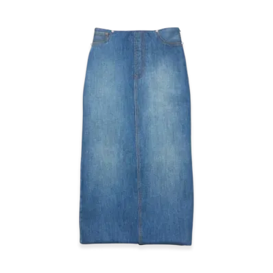 Acne Studios Bonded denim skirt "Mid Blue"