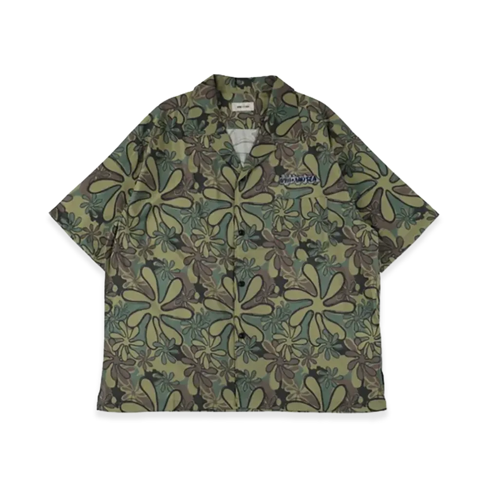 WIND AND SEA x MATTHEW LANGILLE Original Pattern Shirt "Olive"