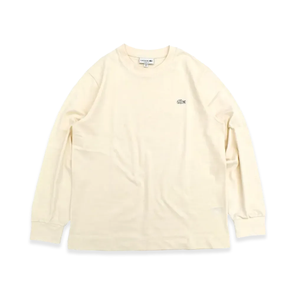 LACOSTE L/S Tee "Beige"