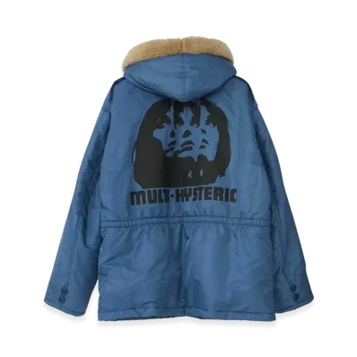 HYSTERIC GLAMOUR Multi Hysteric B-9 Coat "Navy"