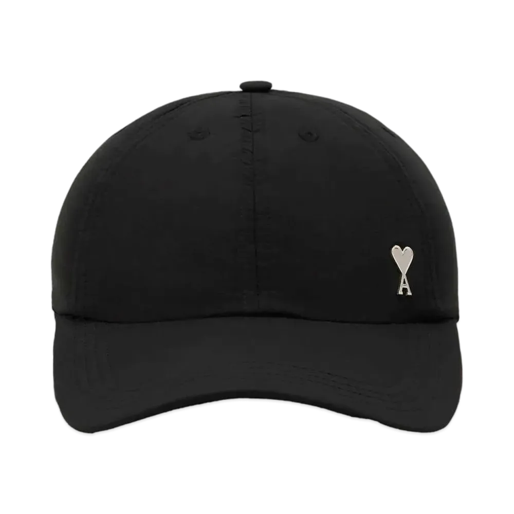AMI PARIS Ami de Coeur Studded Cap "Black"