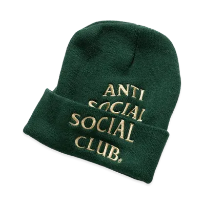 ANTI SOCIAL SOCIAL CLUB Embroidered Beanie "Green"