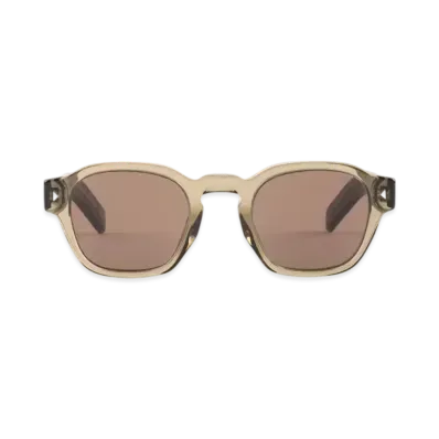 PRADA Sunglasses with the Iconic Metal Plaque "Dark Brown"