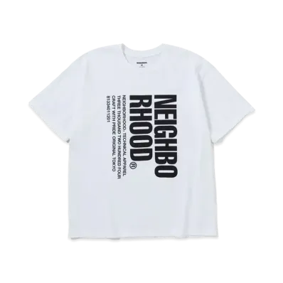 NEIGHBORHOOD NH . Tee SS-3 "White"