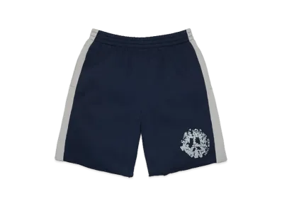 DENIM TEARS Denim U Paneled Sweatshort "Navy"