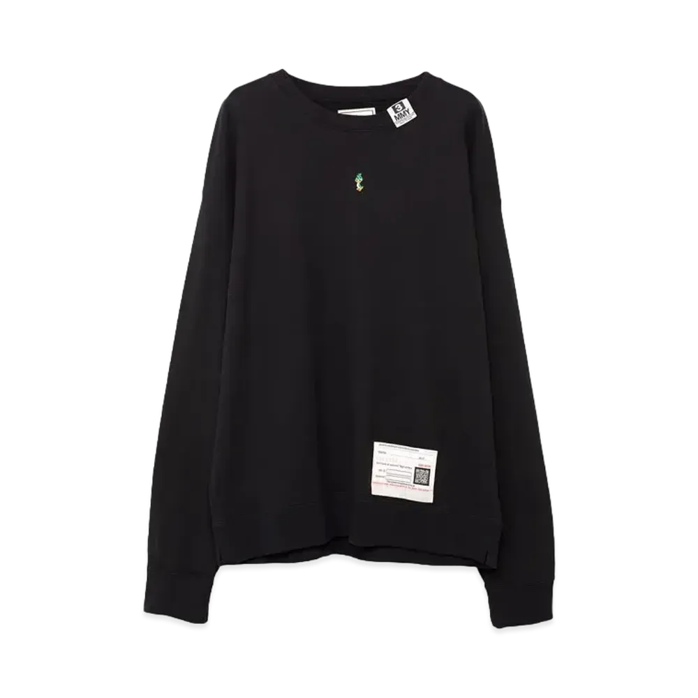 Maison MIHARA YASUHIRO Duck Embroidery Sweatshirt "Black"