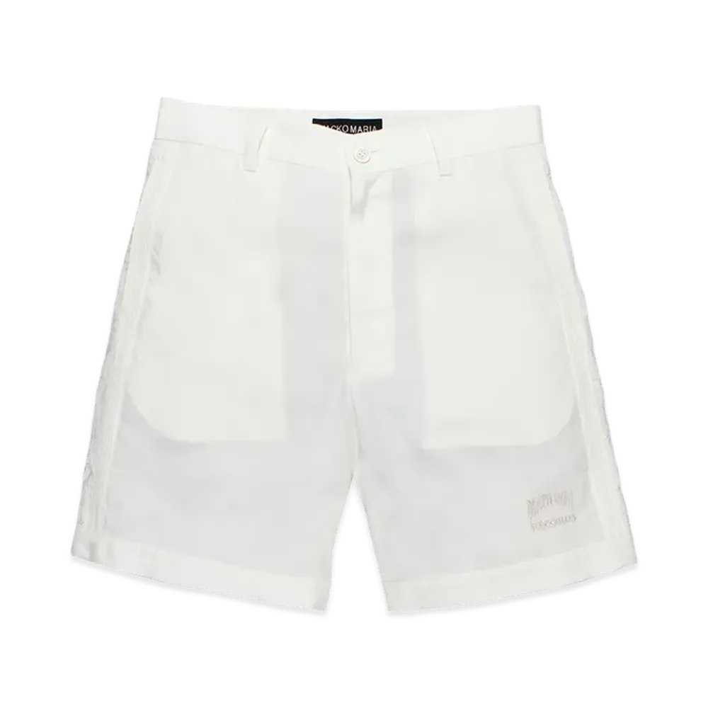 WACKO MARIA x Death Row Records Cuba Shorts "White"